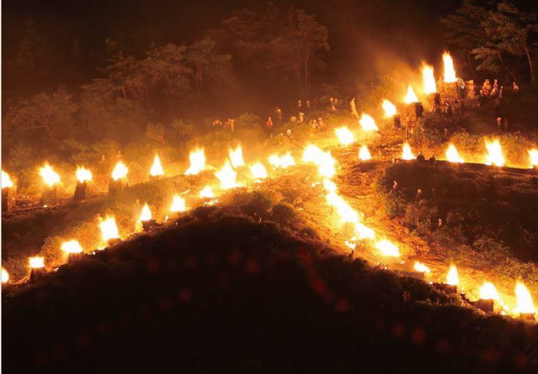 八月玩什麼 超燃 光與火交織的的京都大文字